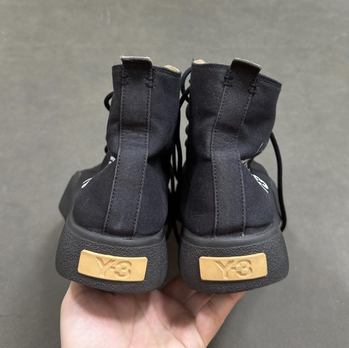 Y-3 Y-3 Yohji Yamamoto High-Top Sneakers J16 Size US 8.5 / EU 41-42 - 4 Thumbnail