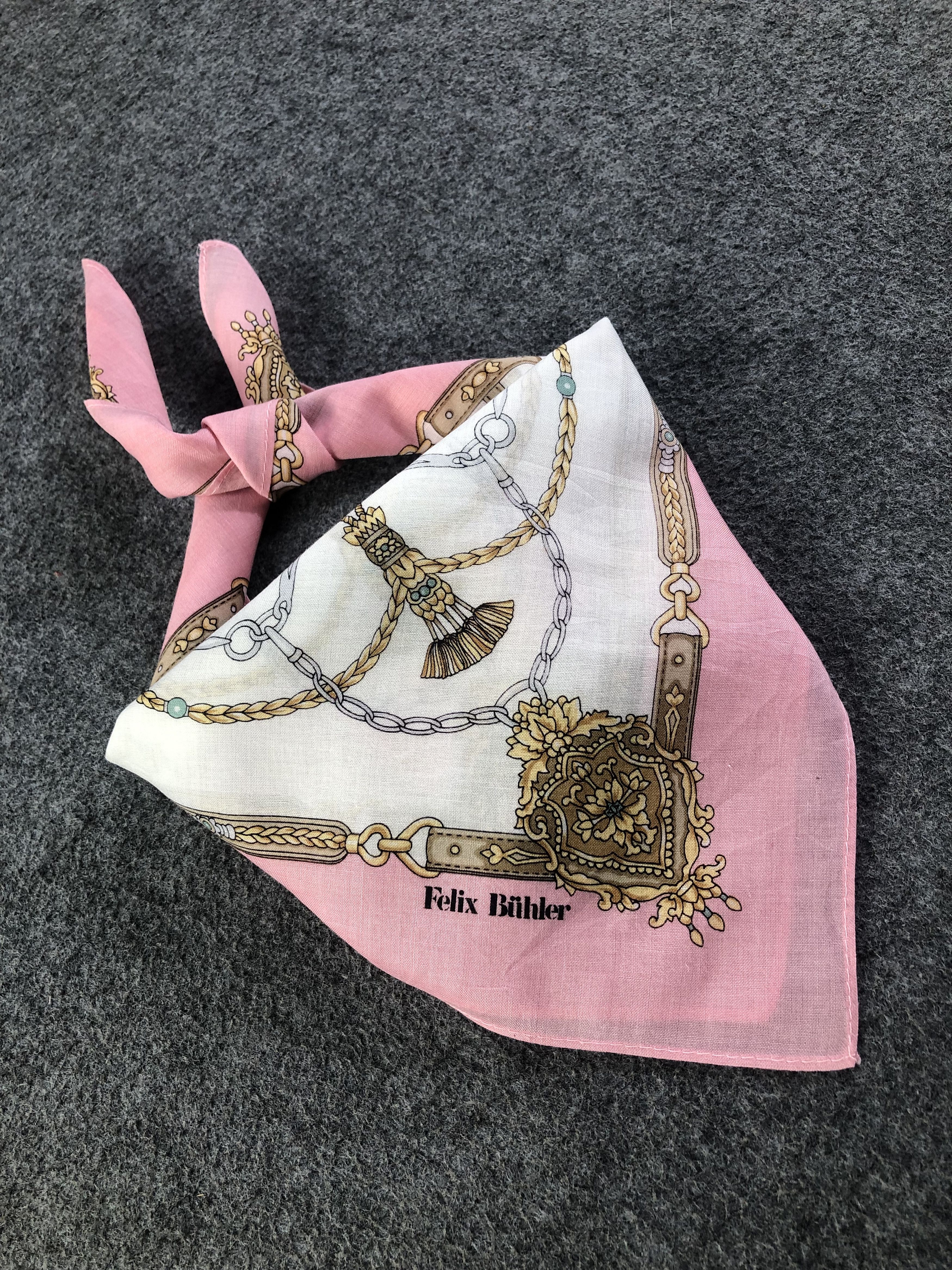 Vintage Felix Buhler Handkerchief / Bandana / Neckerchief Size ONE SIZE - 2 Thumbnail