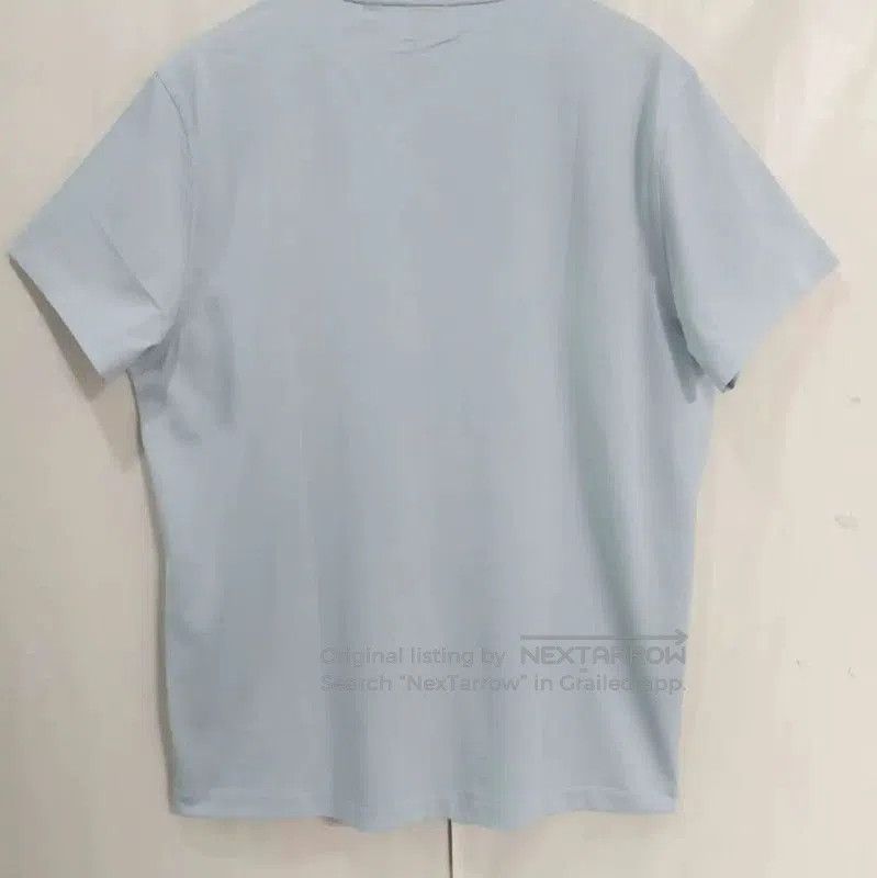 Burberry Burberry Light Blue Cotton Embroidered T-Shirt. Size US L / EU 52-54 / 3 - 2 Thumbnail