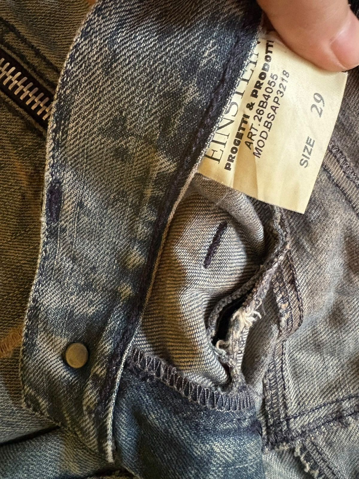 Japanese Brand Vintage Japanese Brand Rusty Mud Wash Distressed Loose Jeans Size US 32 / EU 48 - 10 Thumbnail