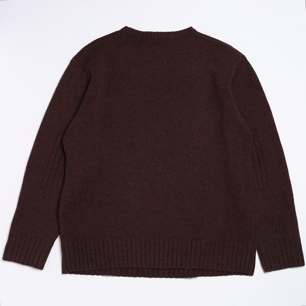 Vintage Vintage Yves Saint Laurent Patch Logo Sweater Knit Wool Size US XL / EU 56 / 4 - 7 Thumbnail