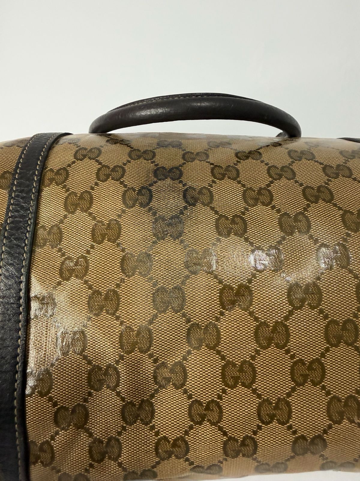 Gucci GUCCI GG Crystal Tote Bag Coated Canvas Outlet Beige Gold Size ONE SIZE - 5 Thumbnail