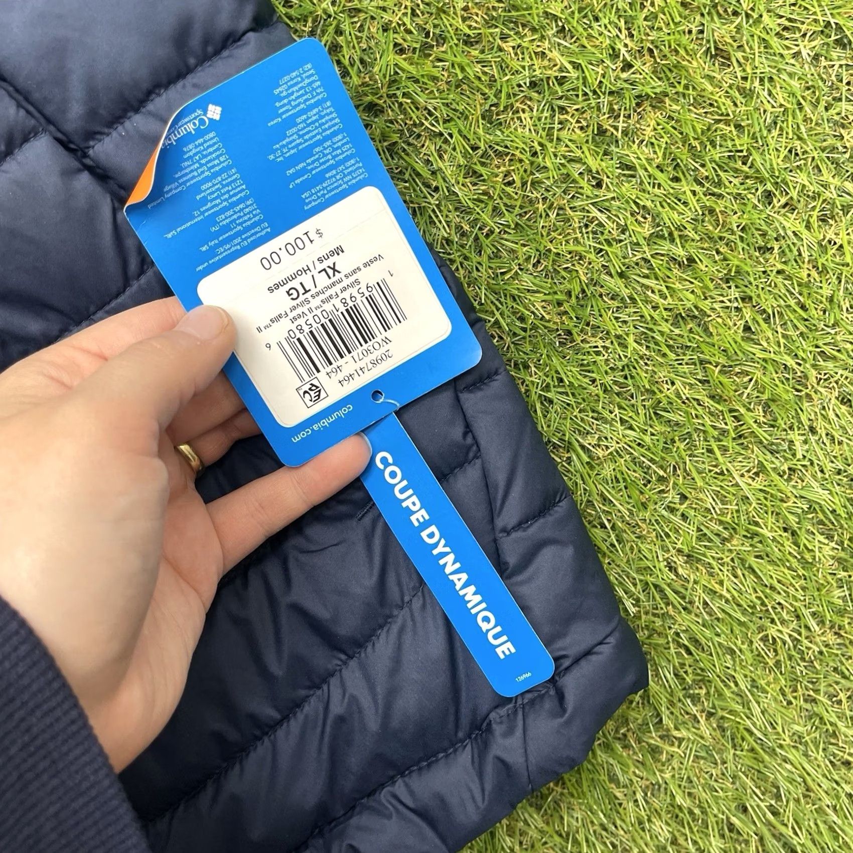Vintage Columbia Omni-Shield Puffer Vest Mens XL Blue Zip Outdoor Hiking Softshell NWT Size US XL / EU 56 / 4 - 5 Thumbnail