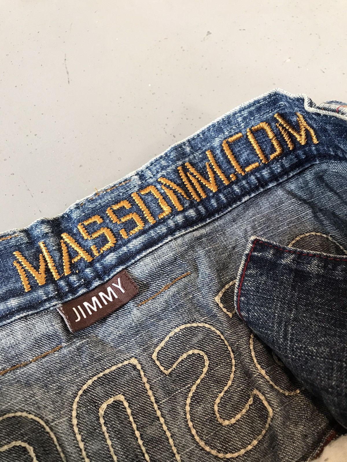 Vintage Mass Y2K Style HipHop Denim Size US 32 / EU 48 - 11 Thumbnail