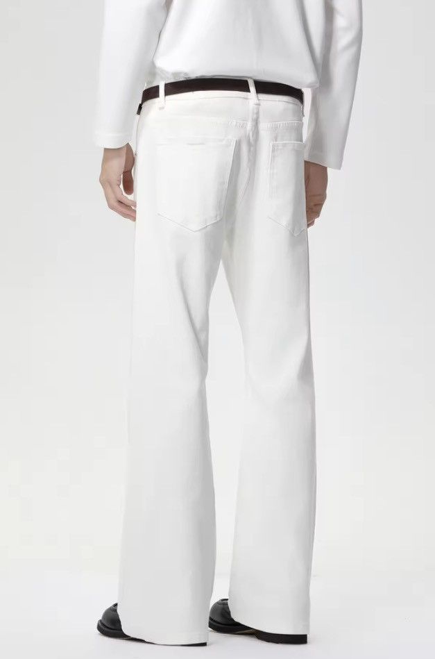 Japanese Brand Flare Jeans Minimalist Style Size US 31 - 5 Thumbnail