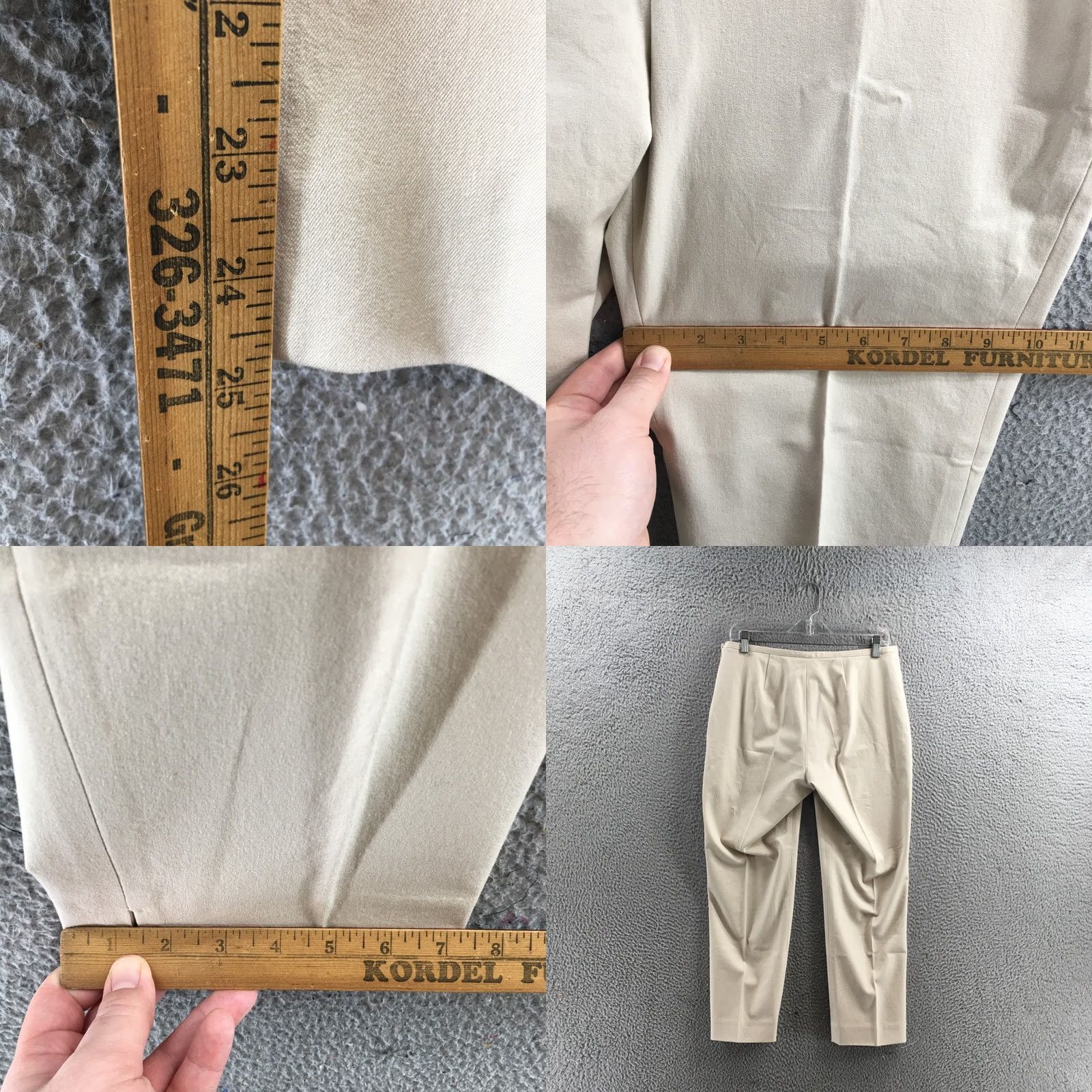 J.McLaughlin J.McLaughlin Capri Pants Womens 10 Beige Mid Rise Zip Fly Casual Capri Pants Women 10 Beige Mid Rise Zip Fly Casual Size 32" / US 10 / IT 46 - 8 Thumbnail