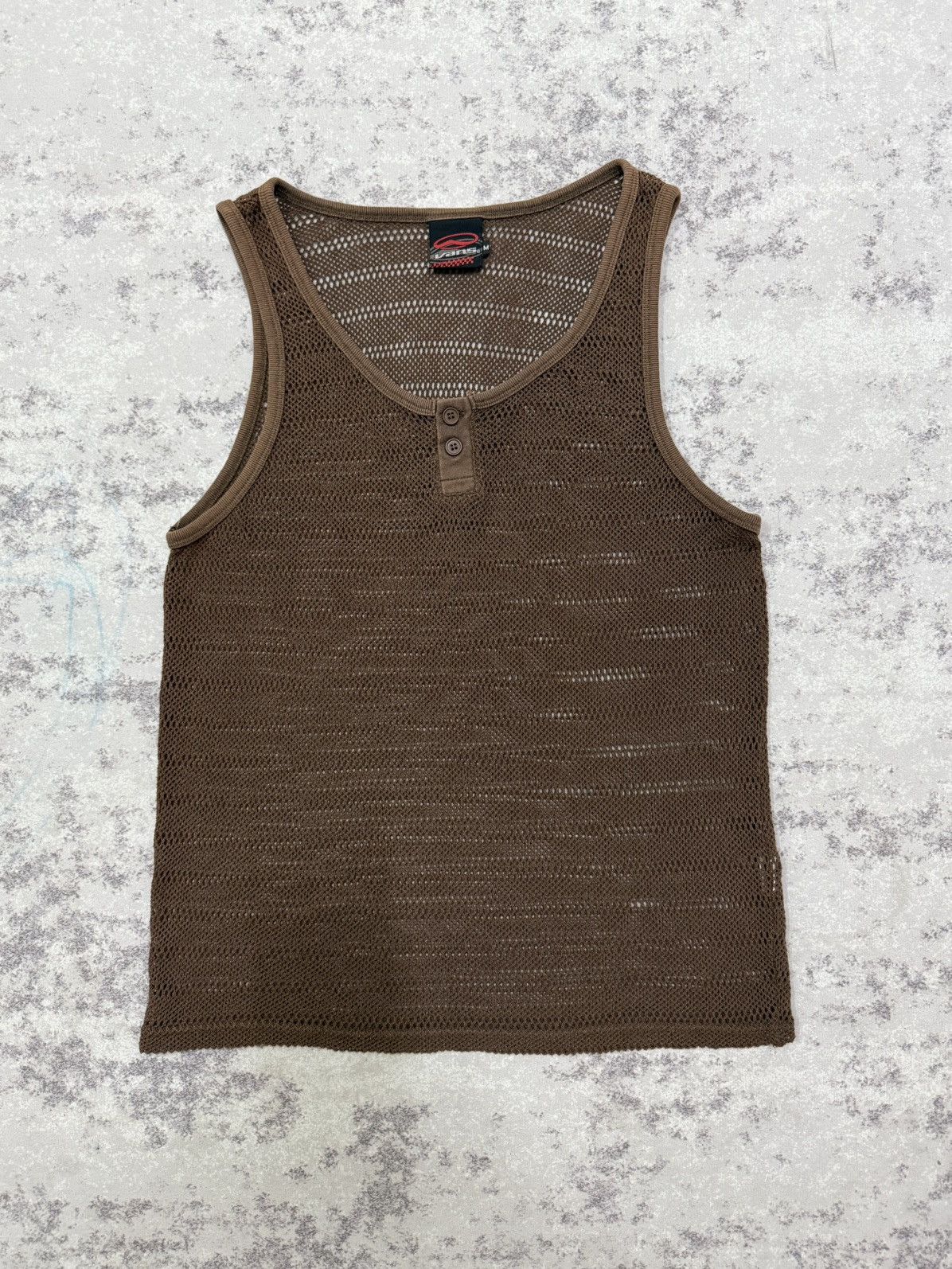 Vans VINTAGE Y2K VANS KNIT SINGLET TANK TOP SLEEVELESS Size US S / EU 44-46 / 1 - 3 Thumbnail
