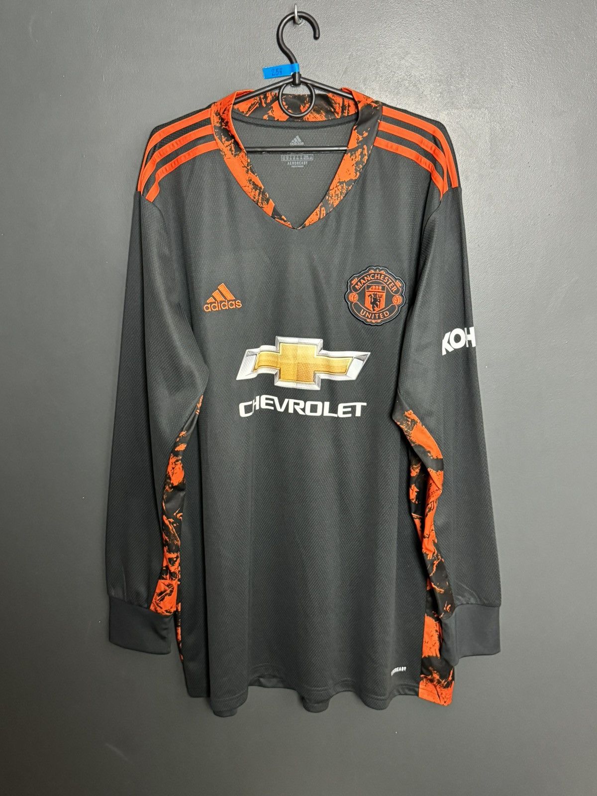 Adidas Manchester United 20/21 Goalkeeper Football Jersey T-Shirt Size US XXL / EU 58 / 5 - 1 Thumbnail