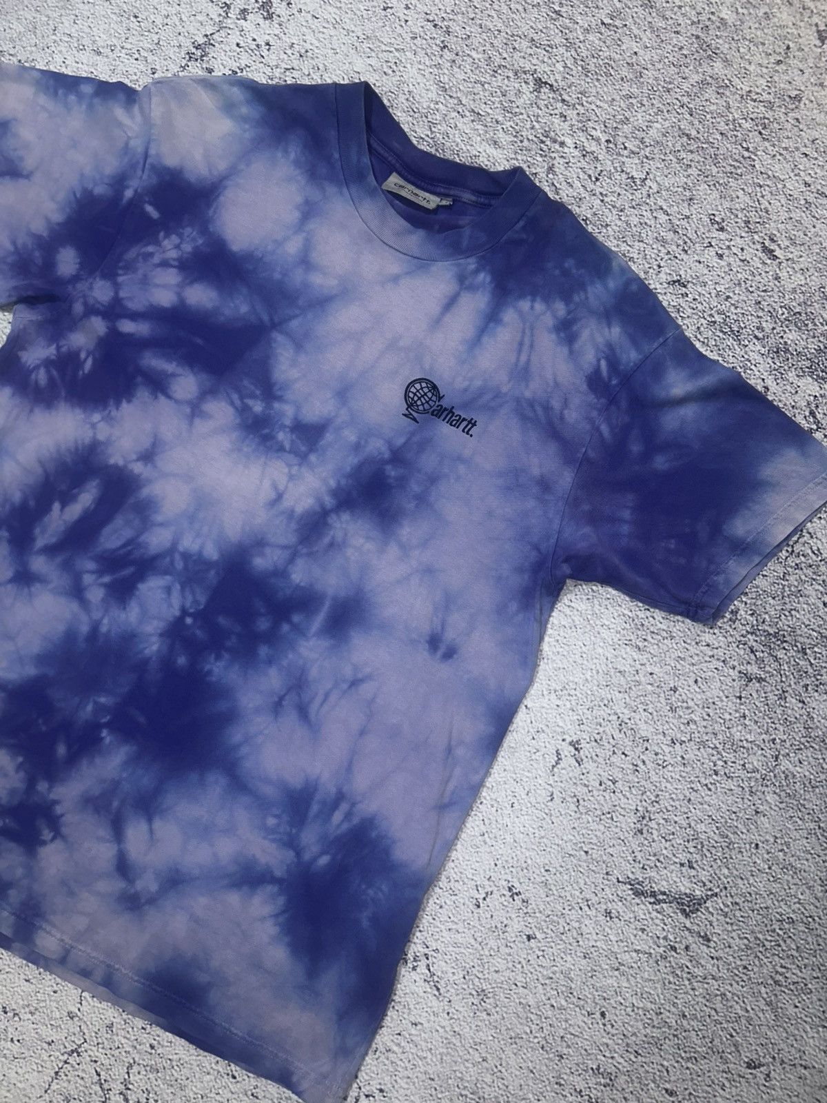 Carhartt Carhartt WIP “Global” Tie-Dye Tee Blue / Purple Wash Size US S / EU 44-46 / 1 - 3 Thumbnail