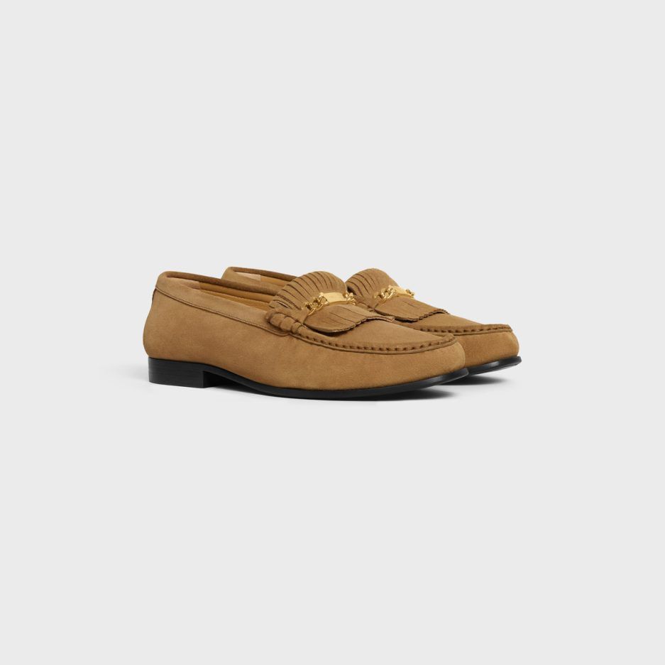 Celine o1bcso1str0625 356563117C Luco Loafers in Caramel Size US 6 / IT 36 - 2 Thumbnail