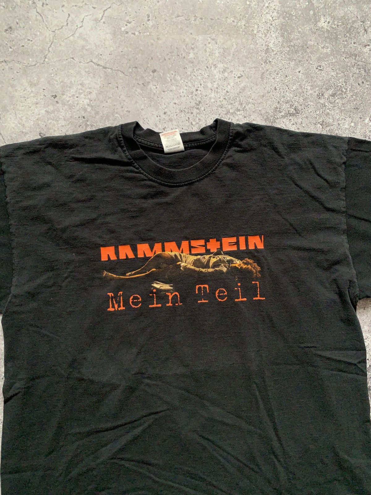 Band Tees 🔥VINTAGE 00’s RAMMSTEIN MEIN TEIL T-SHIRT TEE Size US L / EU 52-54 / 3 - 4 Thumbnail
