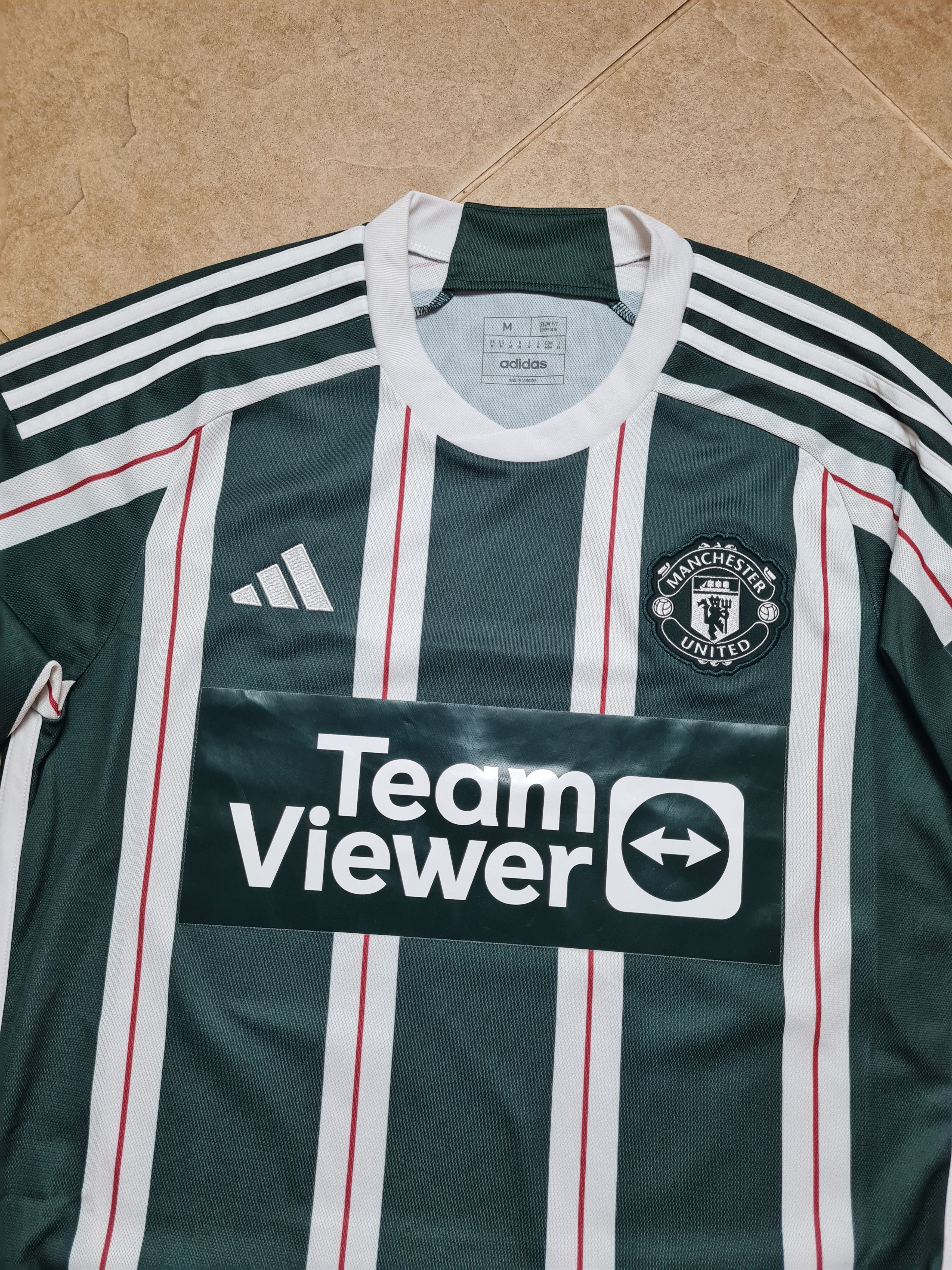 Adidas Adidas Manchester United 2023/24 Away Jersey Men's HR3685 Size US M / EU 48-50 / 2 - 2 Thumbnail
