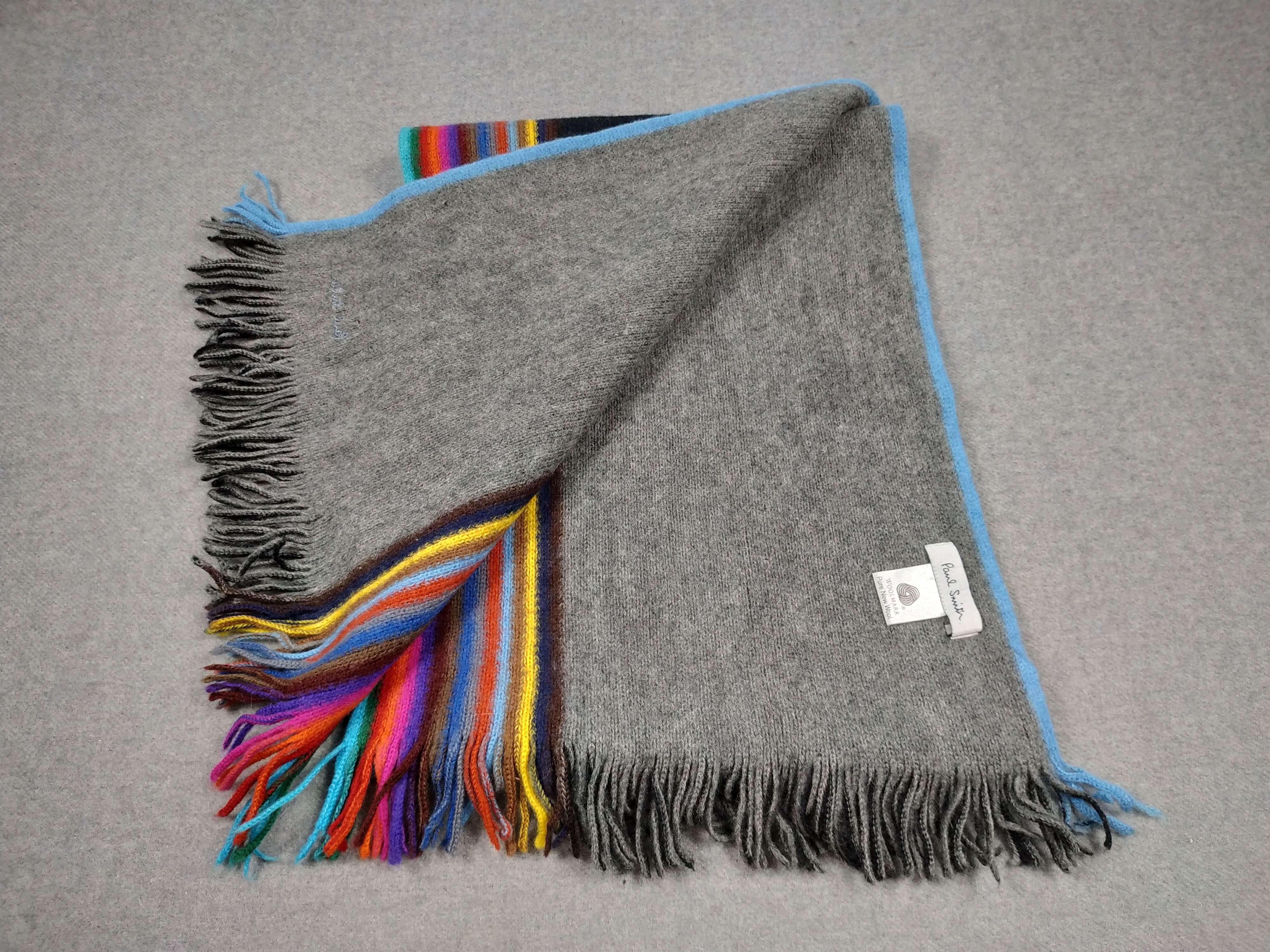 Paul Smith × Vintage Paul Smith Scarf / Muffler / Neckwear - WW739 Size ONE SIZE - 3 Thumbnail