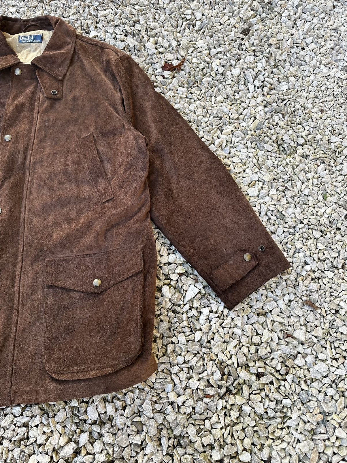 Polo Ralph Lauren Vintage Polo Ralph Lauren Mantel Jacket Braun Rare Size US XL / EU 56 / 4 - 4 Thumbnail