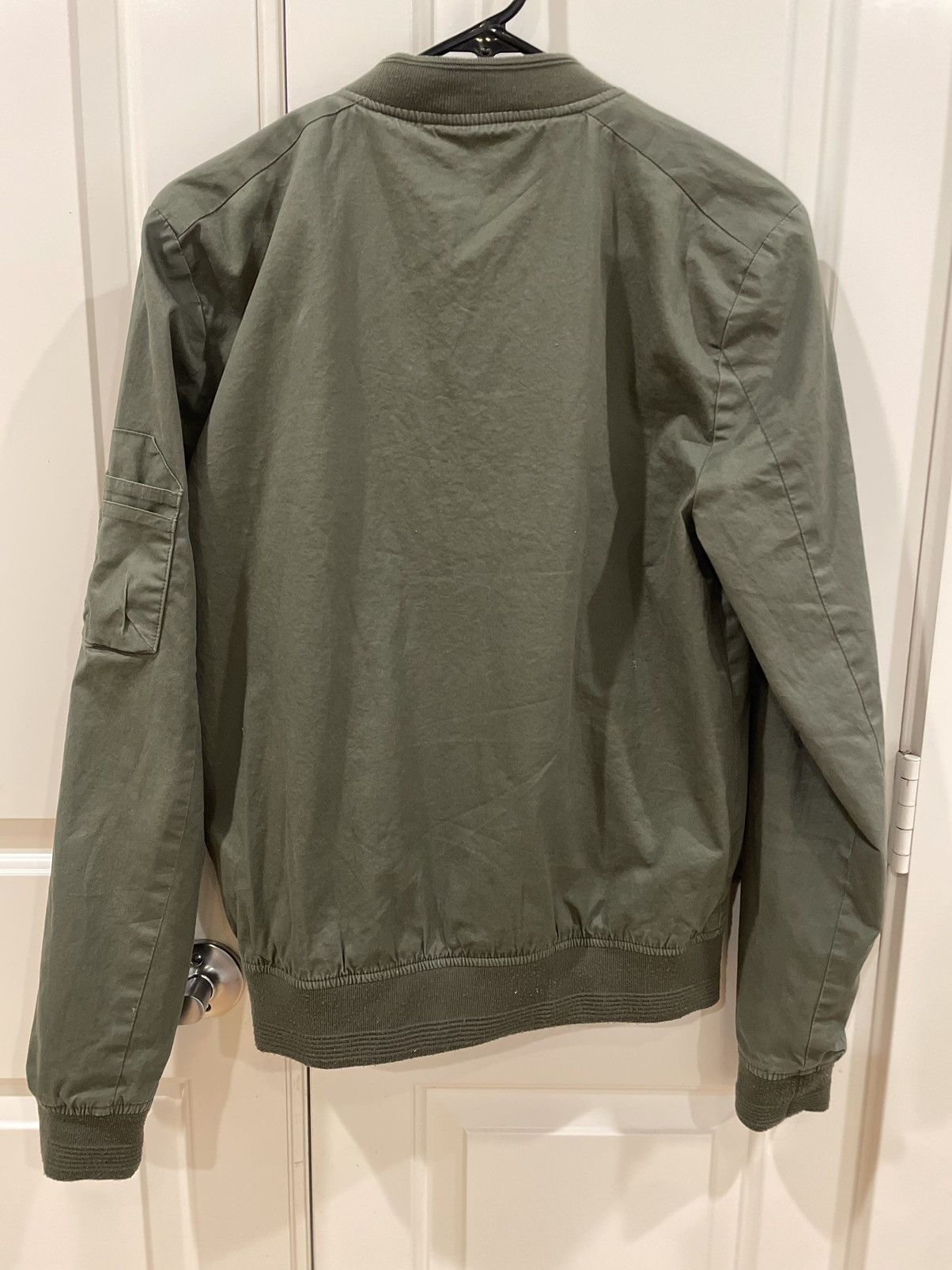 Topman Topman Full Zip Bomber Olive Size Small Size US S / EU 44-46 / 1 - 4 Thumbnail