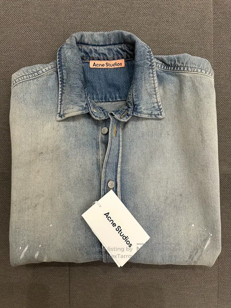 Acne Studios Acne Studio Splatter-Painted Denim Jacket Size US XS / EU 42 / 0 - 2 Thumbnail