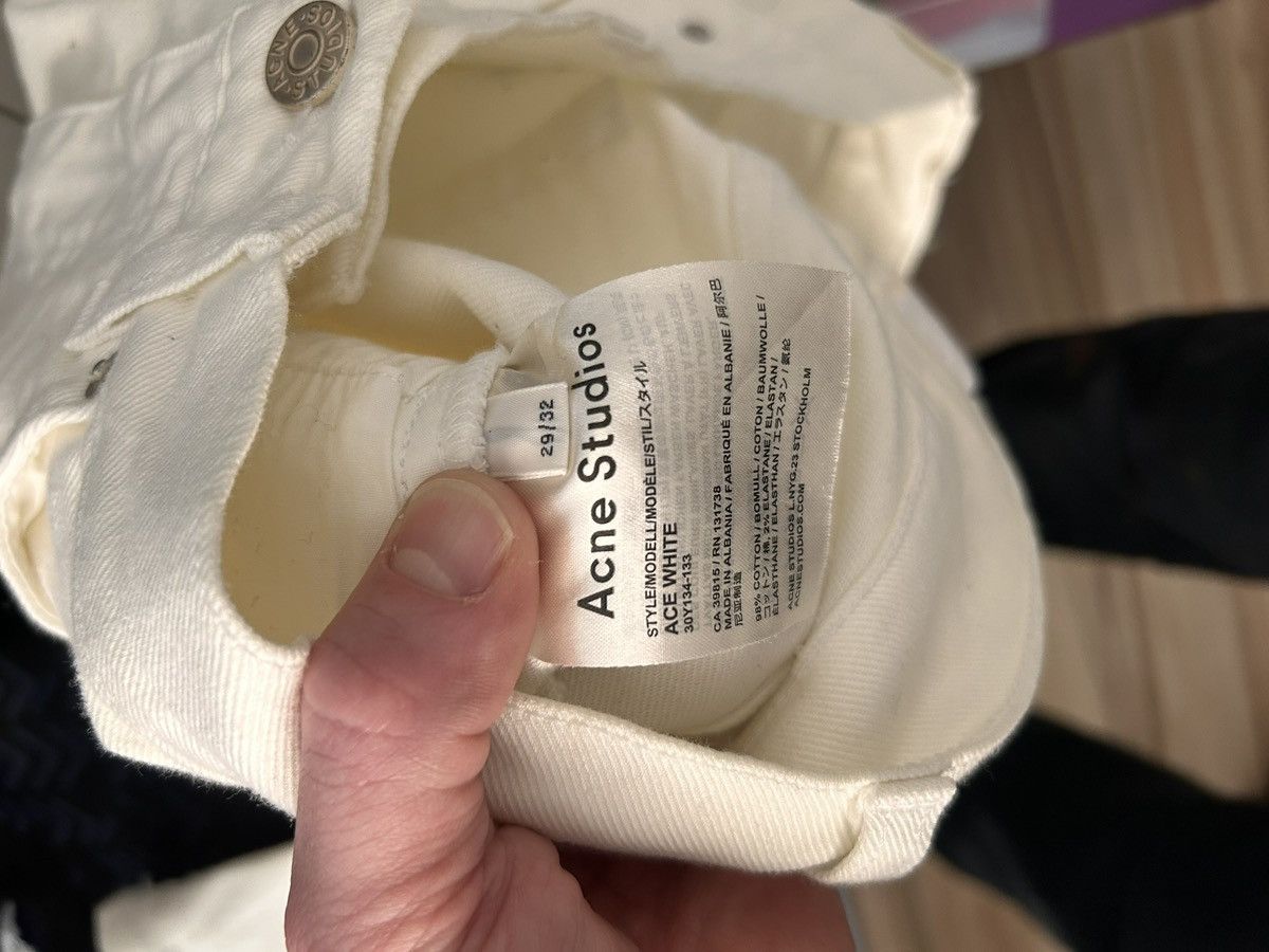 Acne Studios Ace White slim jeans Size US 29 - 5 Thumbnail