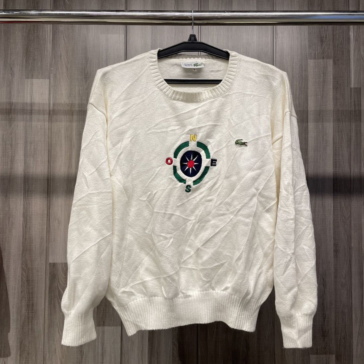 Lacoste Vintage Chemise Lacoste Sweater Size US L / EU 52-54 / 3 - 3 Thumbnail