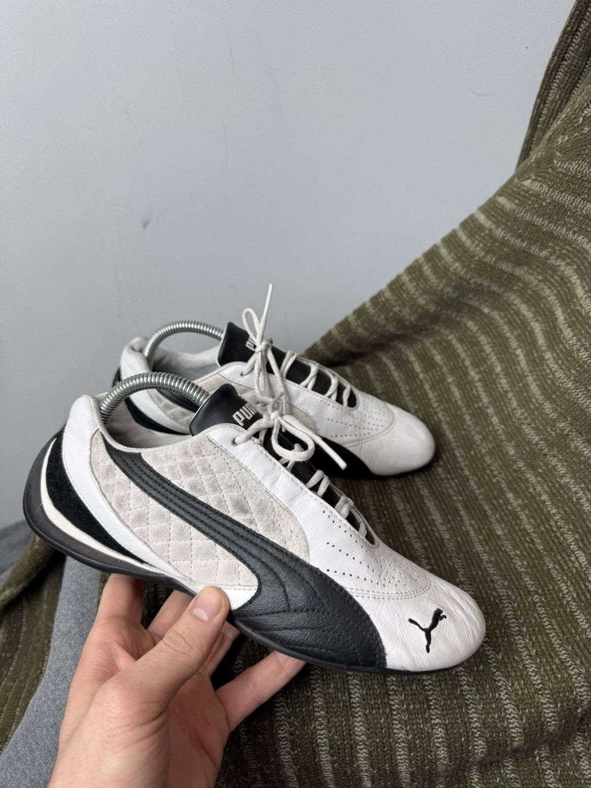 Puma Rare! Vintage Suede Puma Speed Cat Sneakers Racing Travis Size US 7.5 / EU 40-41 - 5 Thumbnail