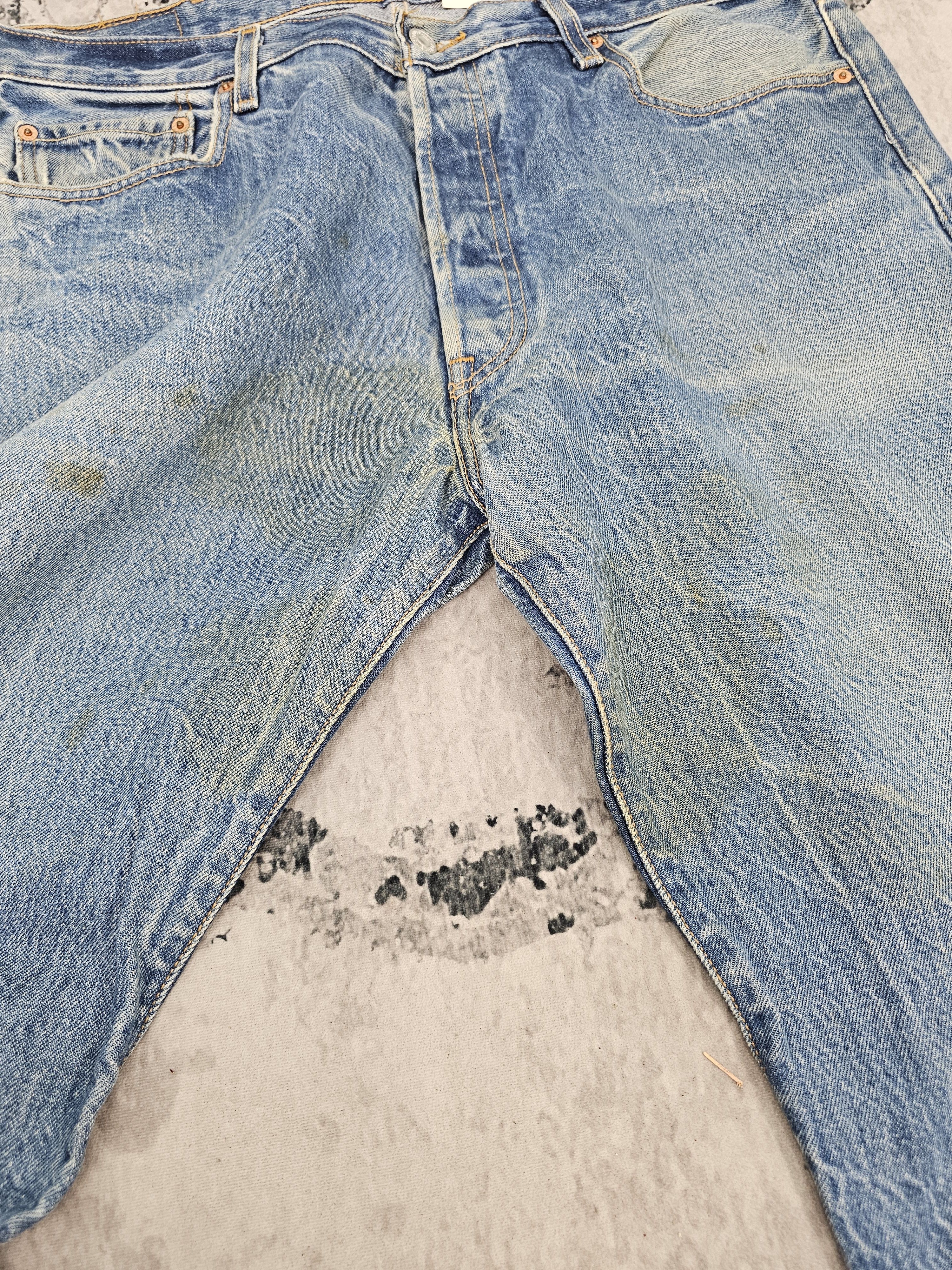 Levi's Vintage Clothing Vintage LEVIS 501 XX Stone Wash Blue Jeans L0455 Size 37X32 Size US 37 - 4 Thumbnail