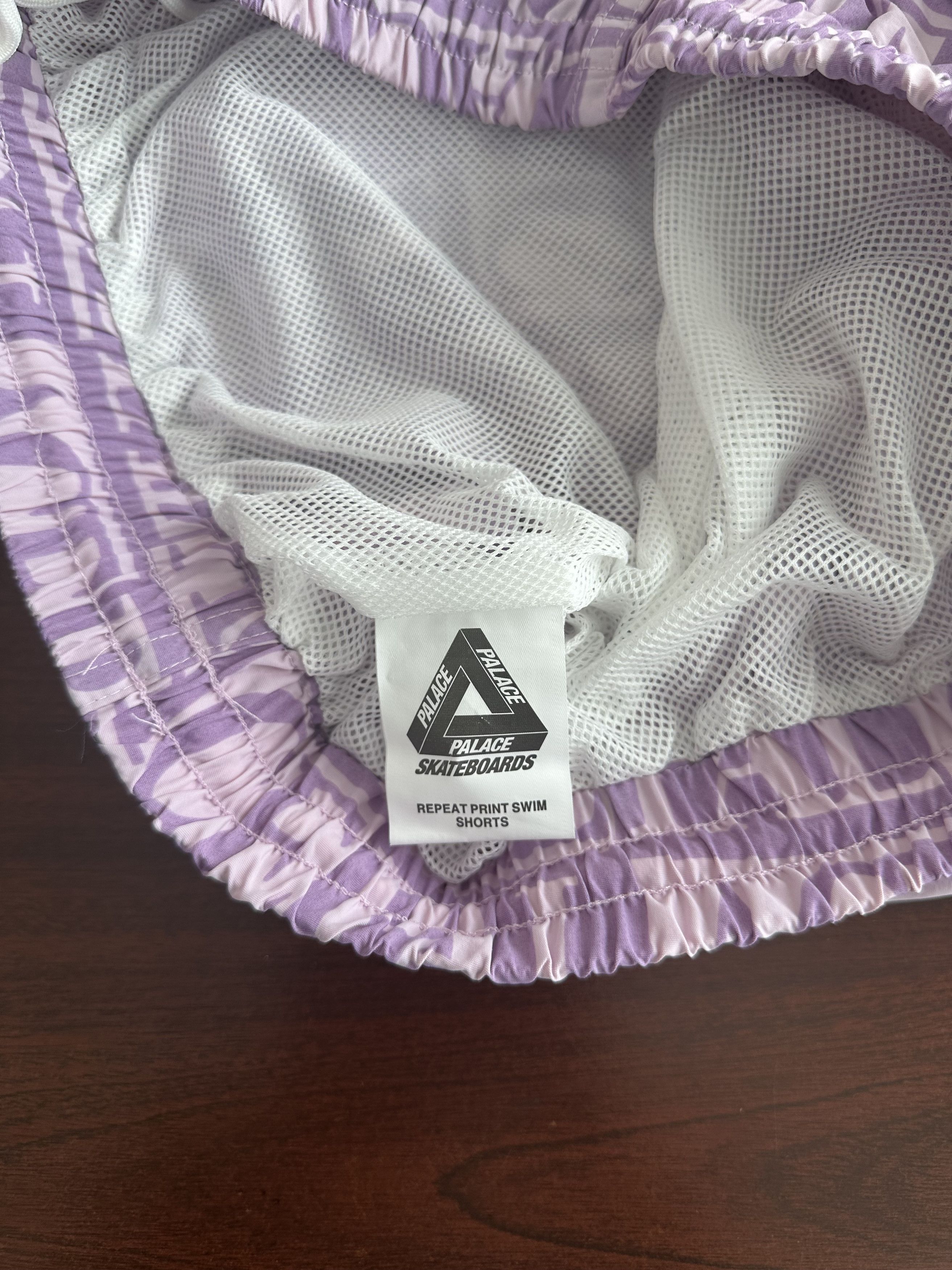 Palace Domino Print Swim Shorts (Lilac) Size US 30 / EU 46 - 4 Thumbnail
