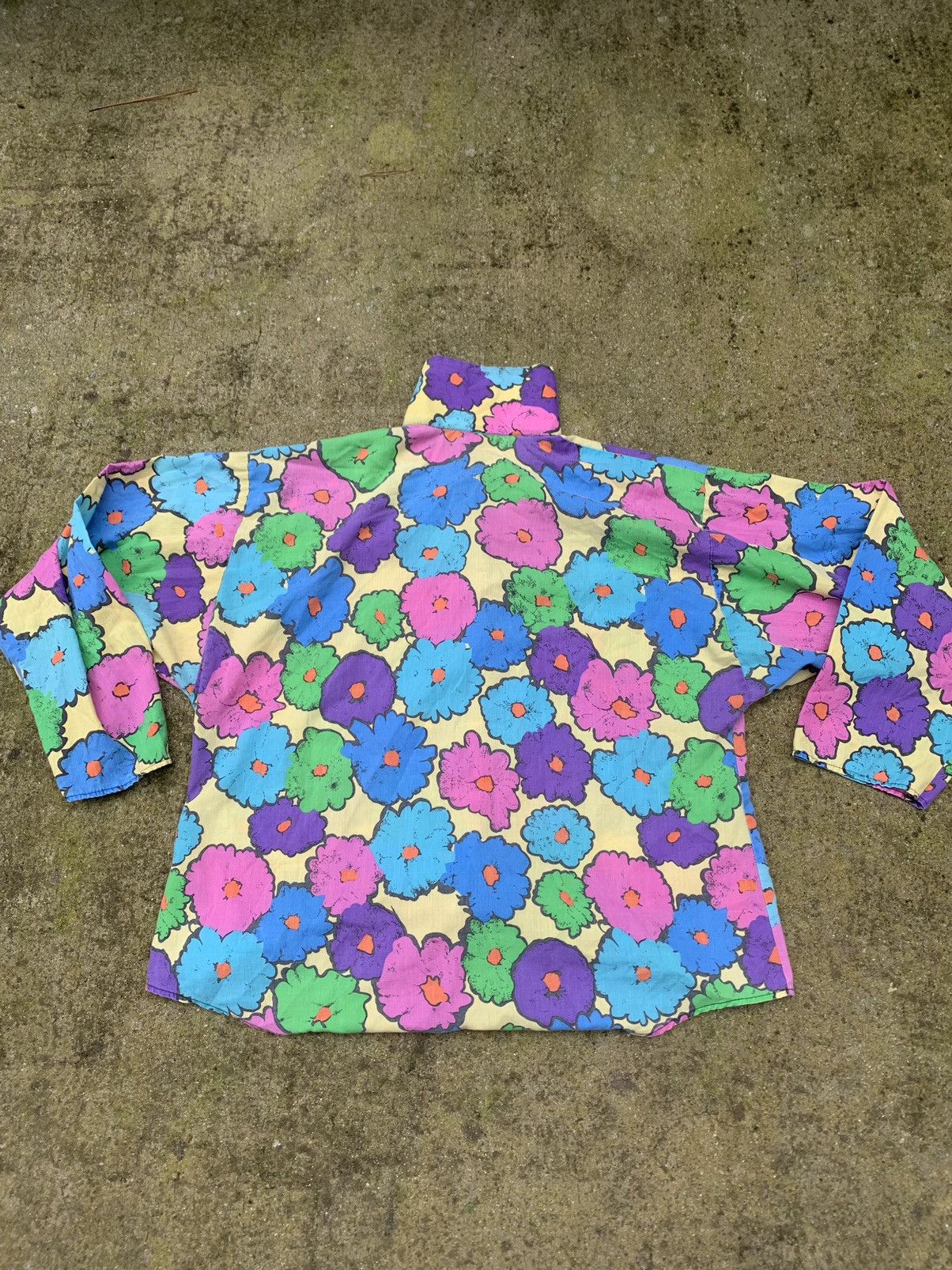 Vintage Vintage Flower Shirt Size L / US 10 / IT 46 - 4 Thumbnail