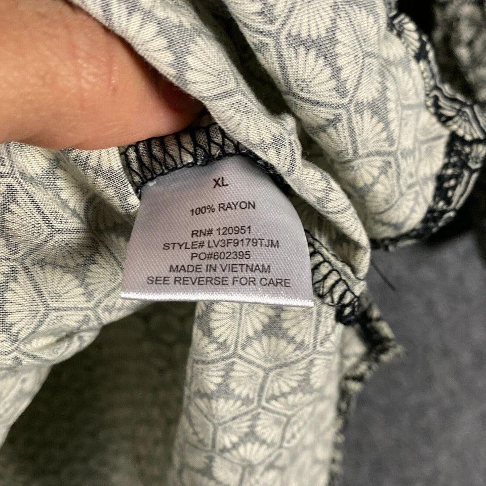 Other Olive + Oak Blouse XL Women's 3/4 Sleeve Adults 100% Rayon Size XL / US 12-14 / IT 48-50 - 3 Thumbnail