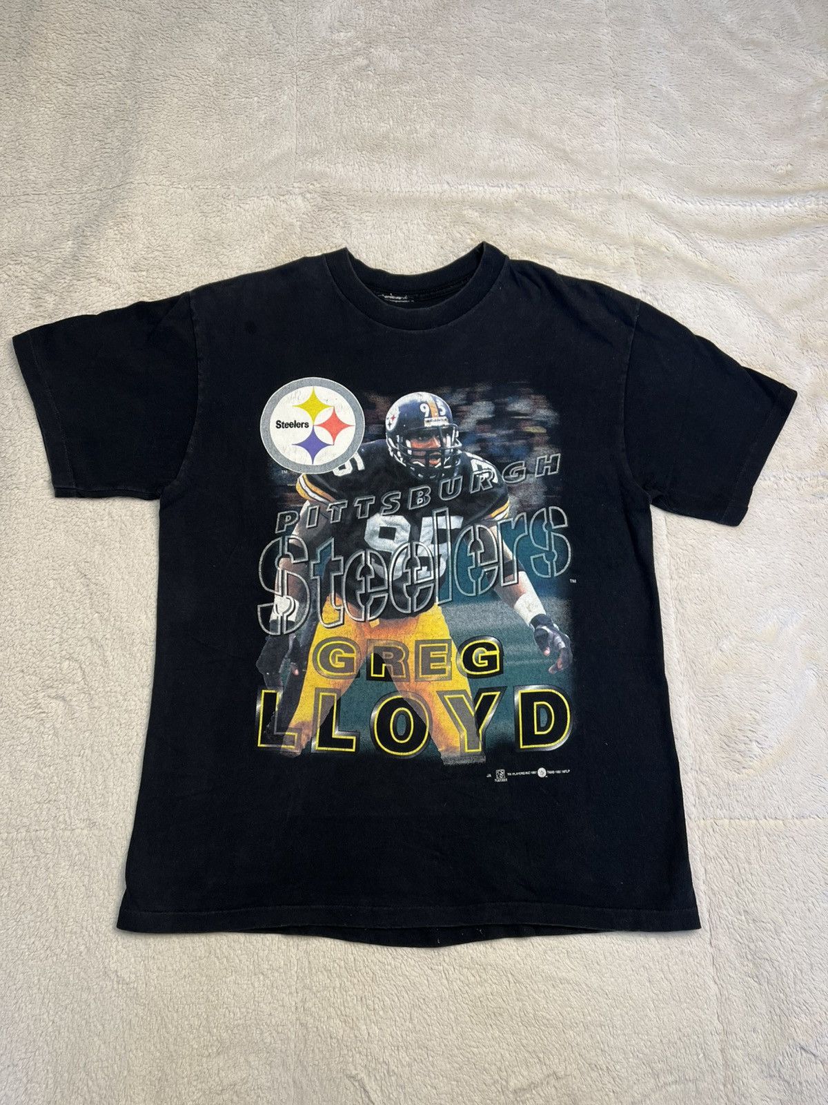 NFL Vintage 90s NFL Pittsburgh Steelers Greg Lloyd Shirt Jersey Size US L / EU 52-54 / 3 - 1 Thumbnail
