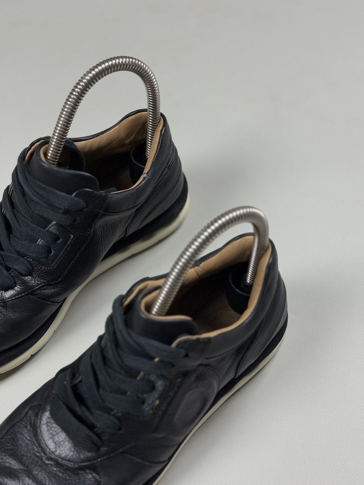 Salvatore Ferragamo Salvatore Ferragamo Leather Low Top Lace Up Sneakers Shoes Size US 7 / IT 37 - 12 Thumbnail