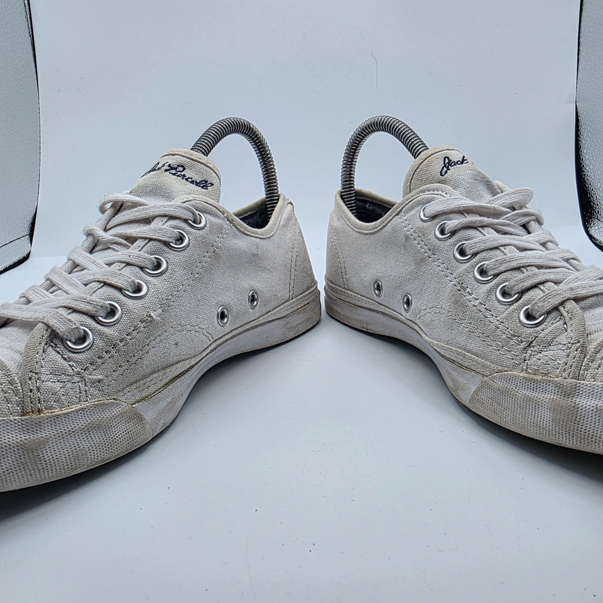 Converse Converse Jack Purcell Womens Size 7 White Sneaker Shoes Casu Size US 7 / IT 37 - 3 Thumbnail