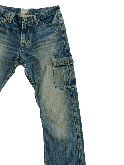 Blue Blue Japan BLUE BLUE Japan Trash Denim Side Pocket Japanese Brand Size US 28 / EU 44 - 4 Thumbnail
