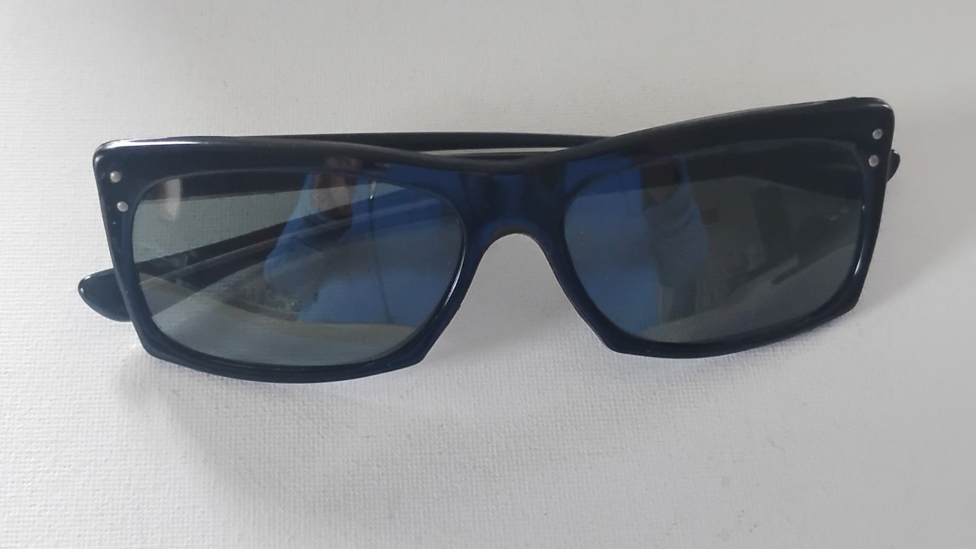 Vintage '68 MOD NOIR DOUX HOMME FAIT MAIN FRANCE Lunettes de Soleil Size ONE SIZE - 5 Thumbnail