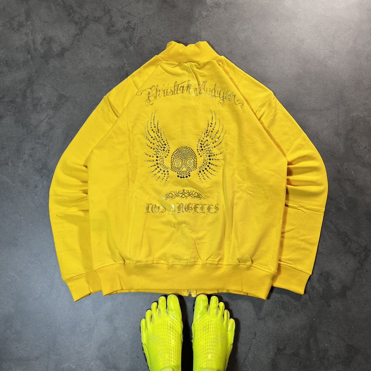 Ed Hardy Vintage Y2K Ed Hardy Swag Zip Sweatshirt Big Logo Skull Size US L / EU 52-54 / 3 - 1 Thumbnail