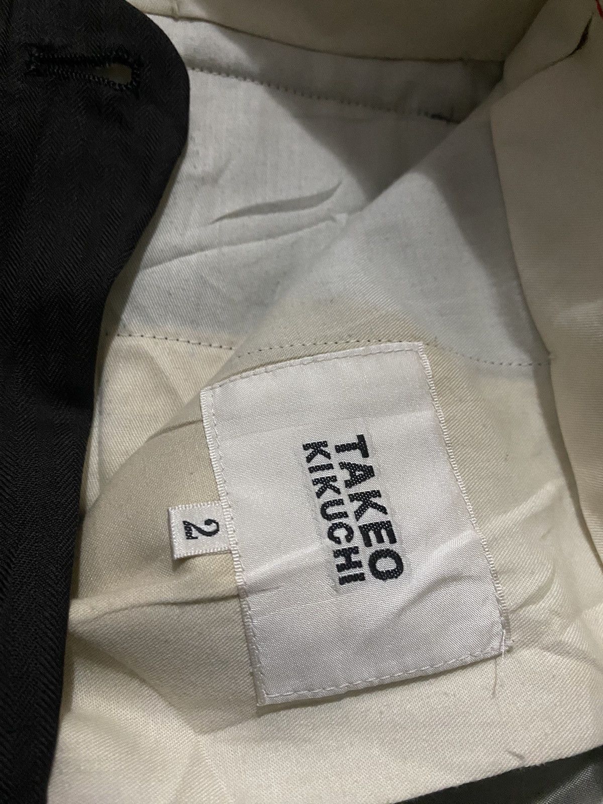Japanese Brand × Takeo Kikuchi × Vintage Vintage Takeo Kikuchi Slack Pants Black Size US 30 / EU 46 - 9 Thumbnail
