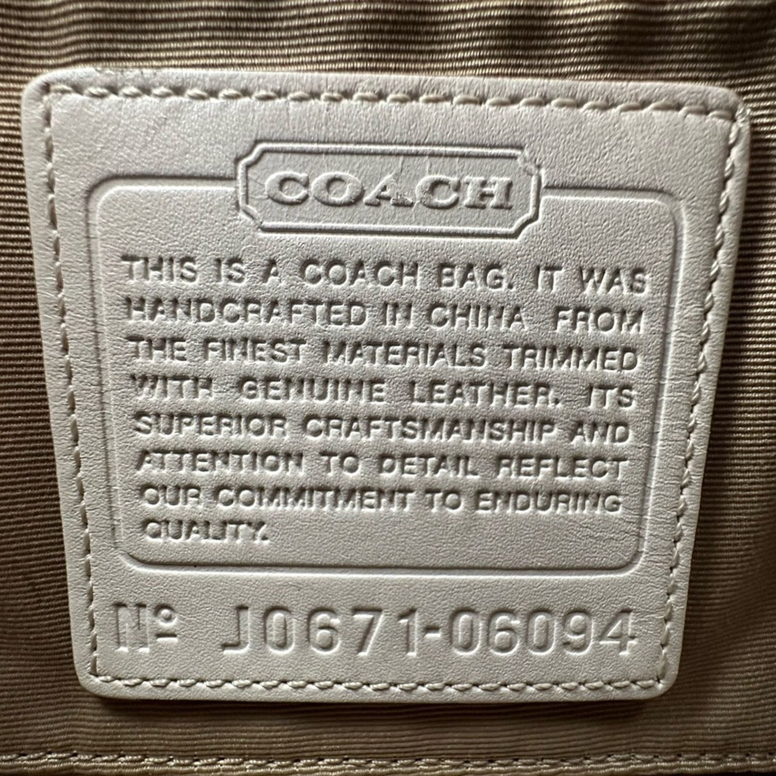 Coach Coach Vintage Monogram Signature C Demi Pochette Y2k Bag Size ONE SIZE - 7 Thumbnail