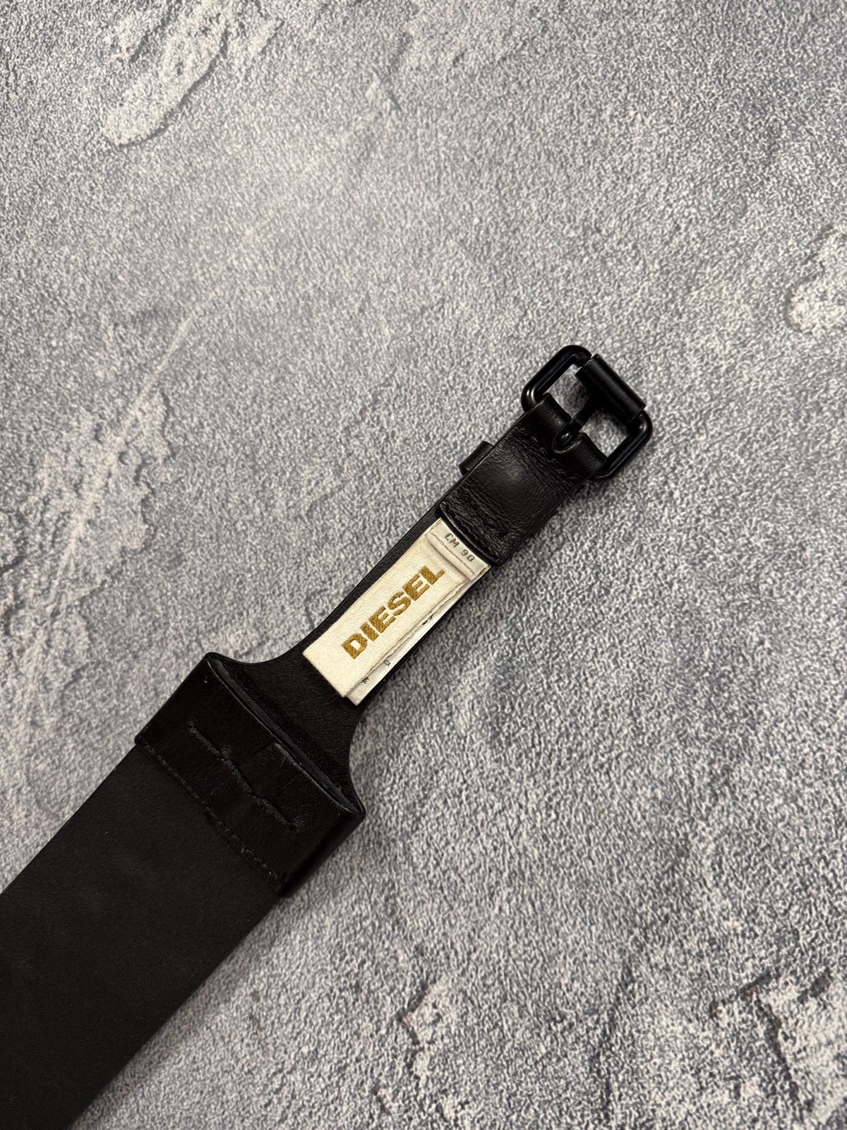 Diesel Vintage Y2K Diesel Belt Leather Metal Logo Japanese Size ONE SIZE - 11 Thumbnail