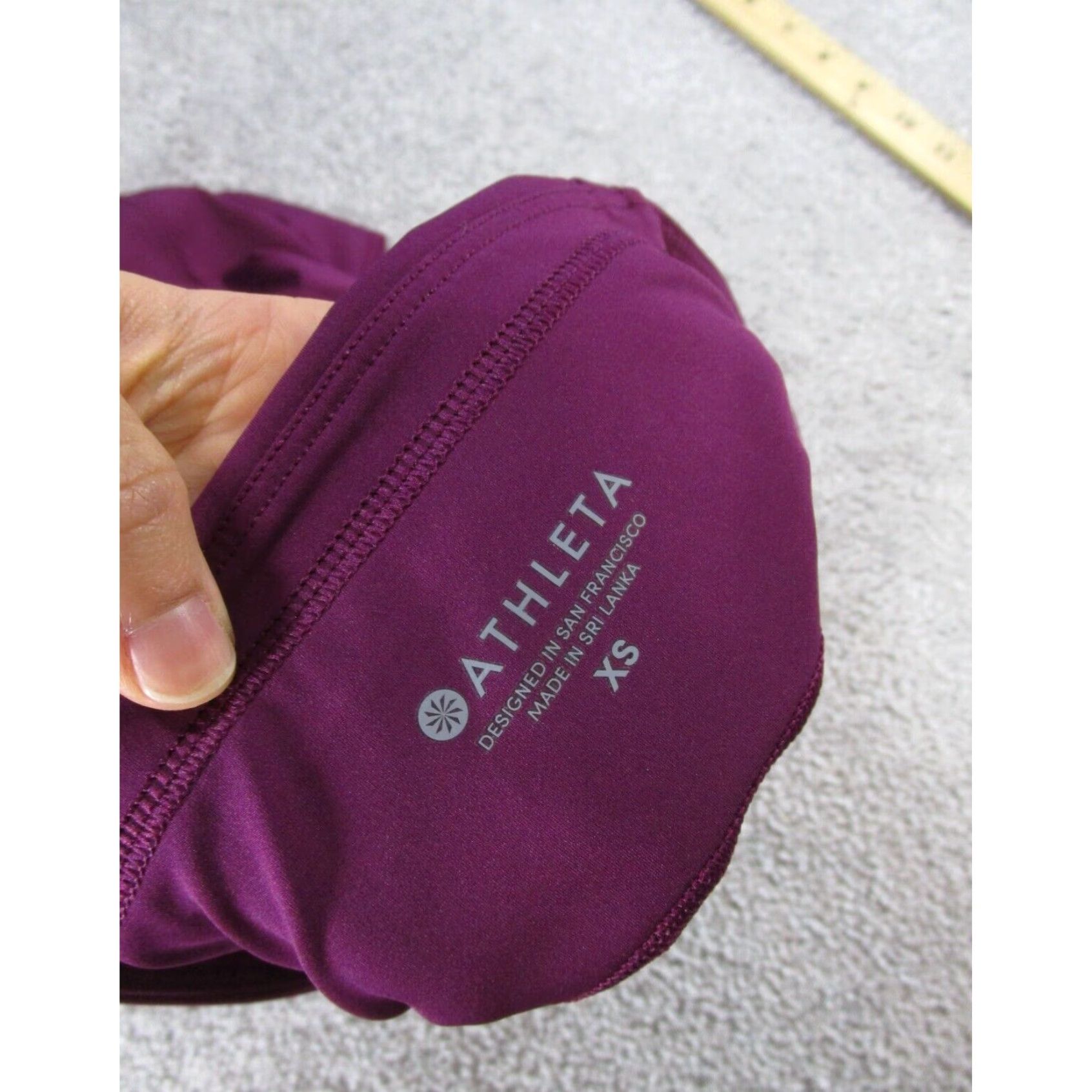Athleta Athleta Womens XS Velocity 10" Extra Large XL Purple Compression Running Shorts Size 26" / US 2 / IT 38 - 7 Thumbnail
