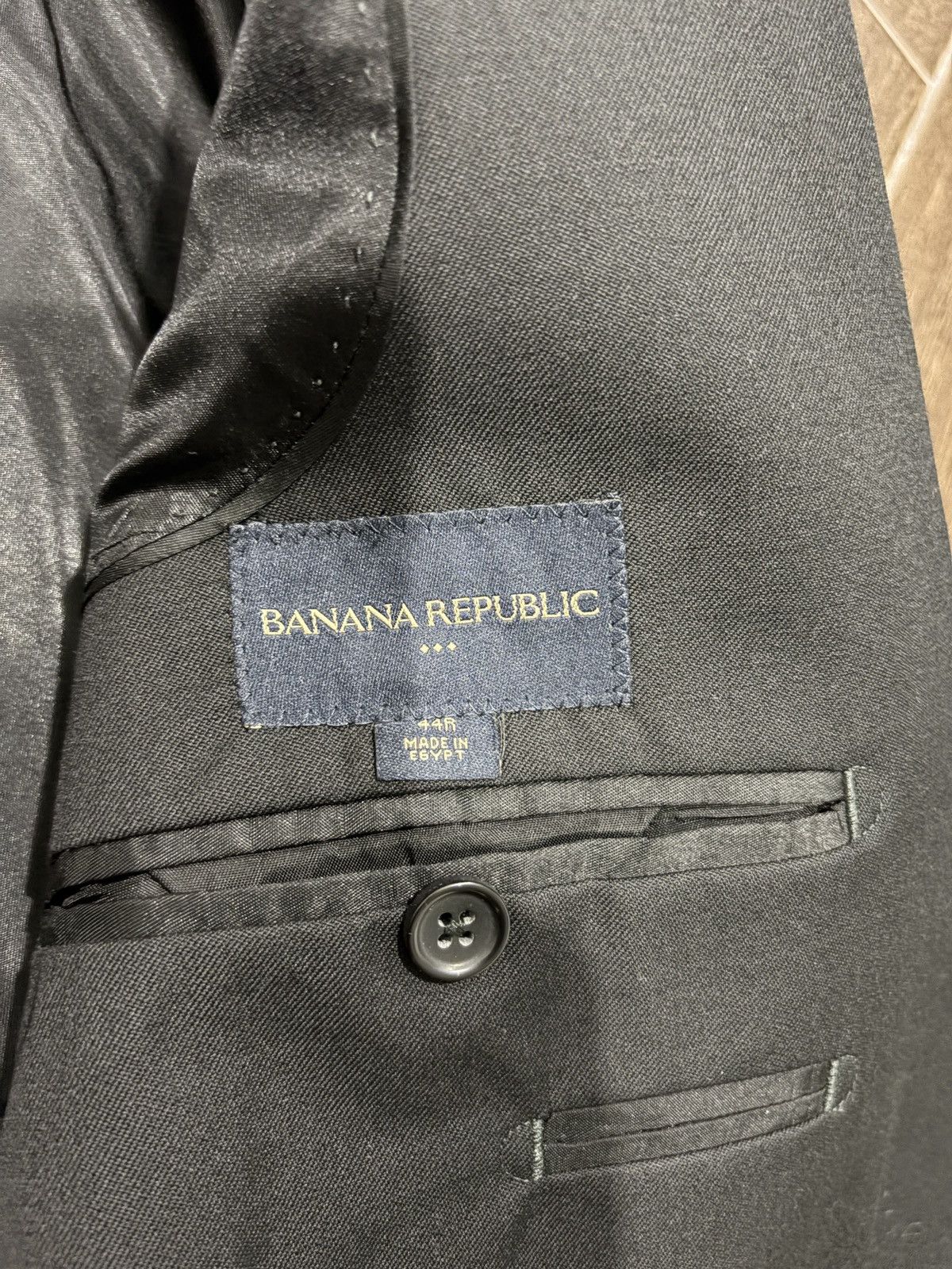 Banana Republic Banana republic black blazer Size 44R - 2 Thumbnail