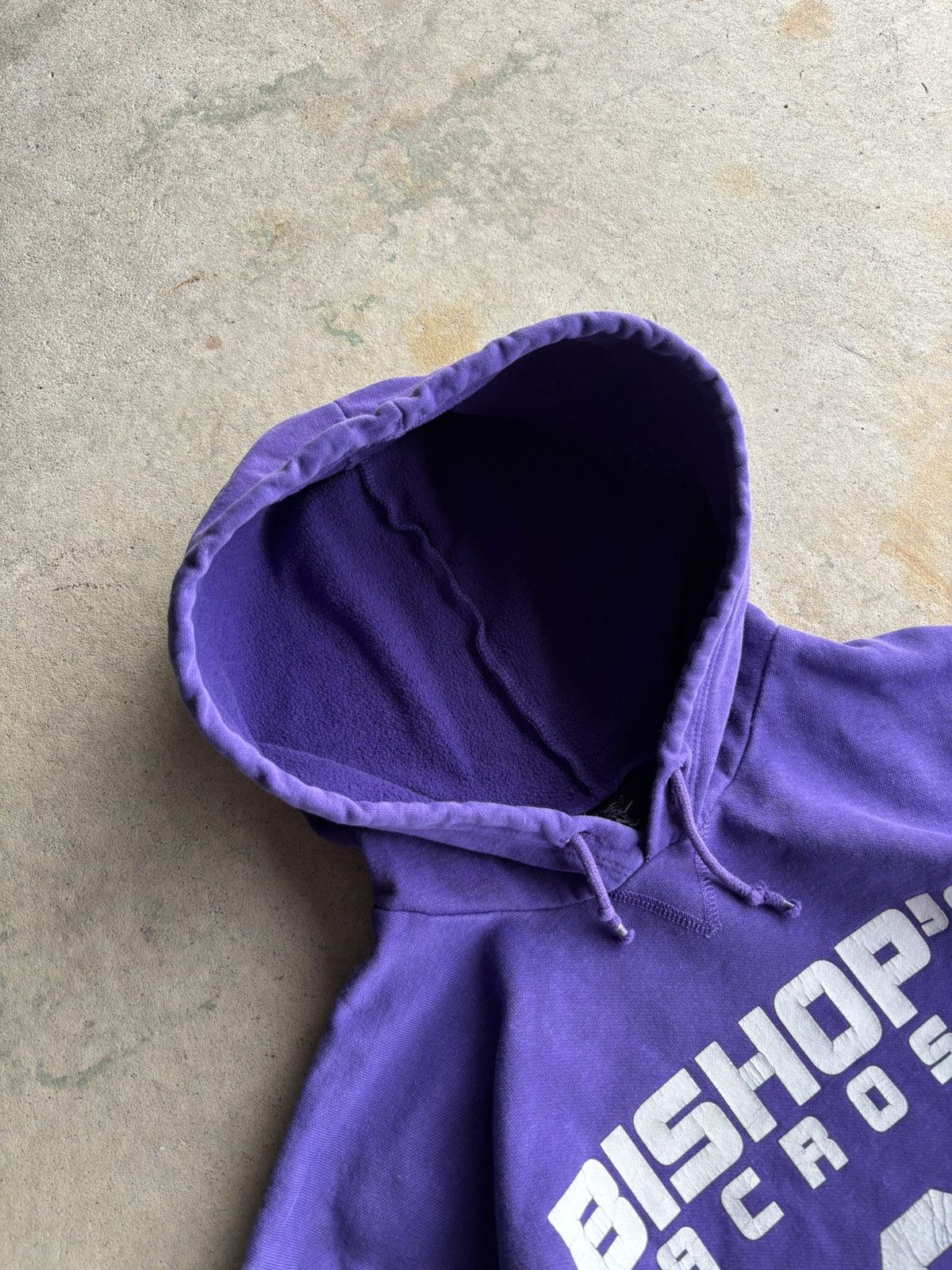 Nike Vintage Bishops Nike Teams Centre Swoosh Purple Hoodie Size US M / EU 48-50 / 2 - 6 Thumbnail