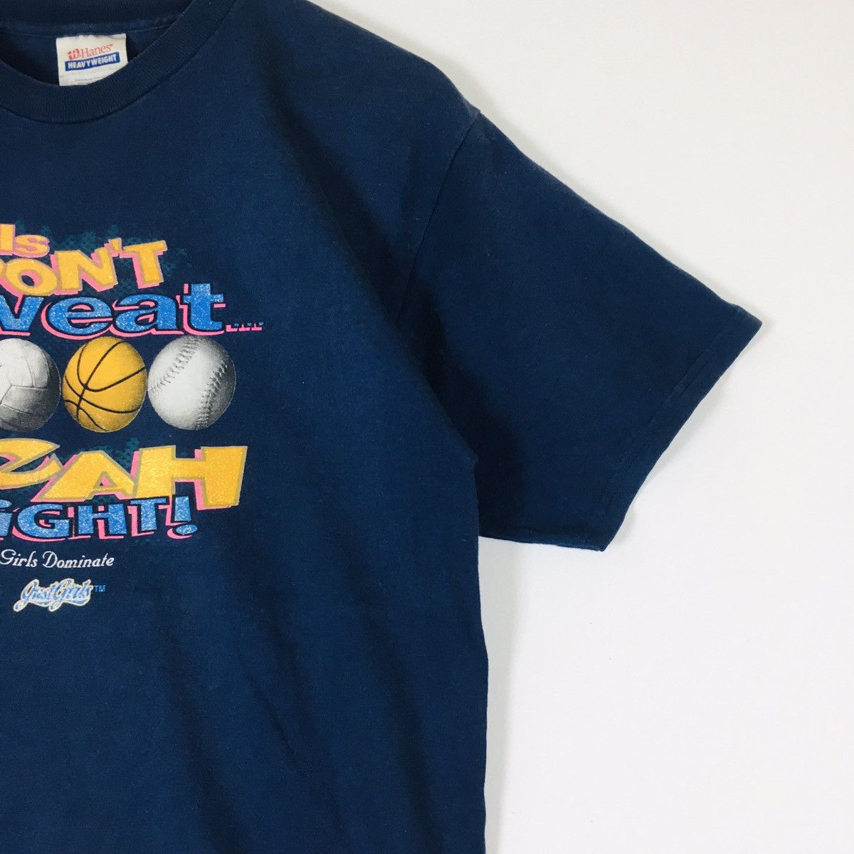 Hanes × Vintage Vintage Girls Don’t Sweat Sportswear Size M / US 6-8 / IT 42-44 - 5 Thumbnail