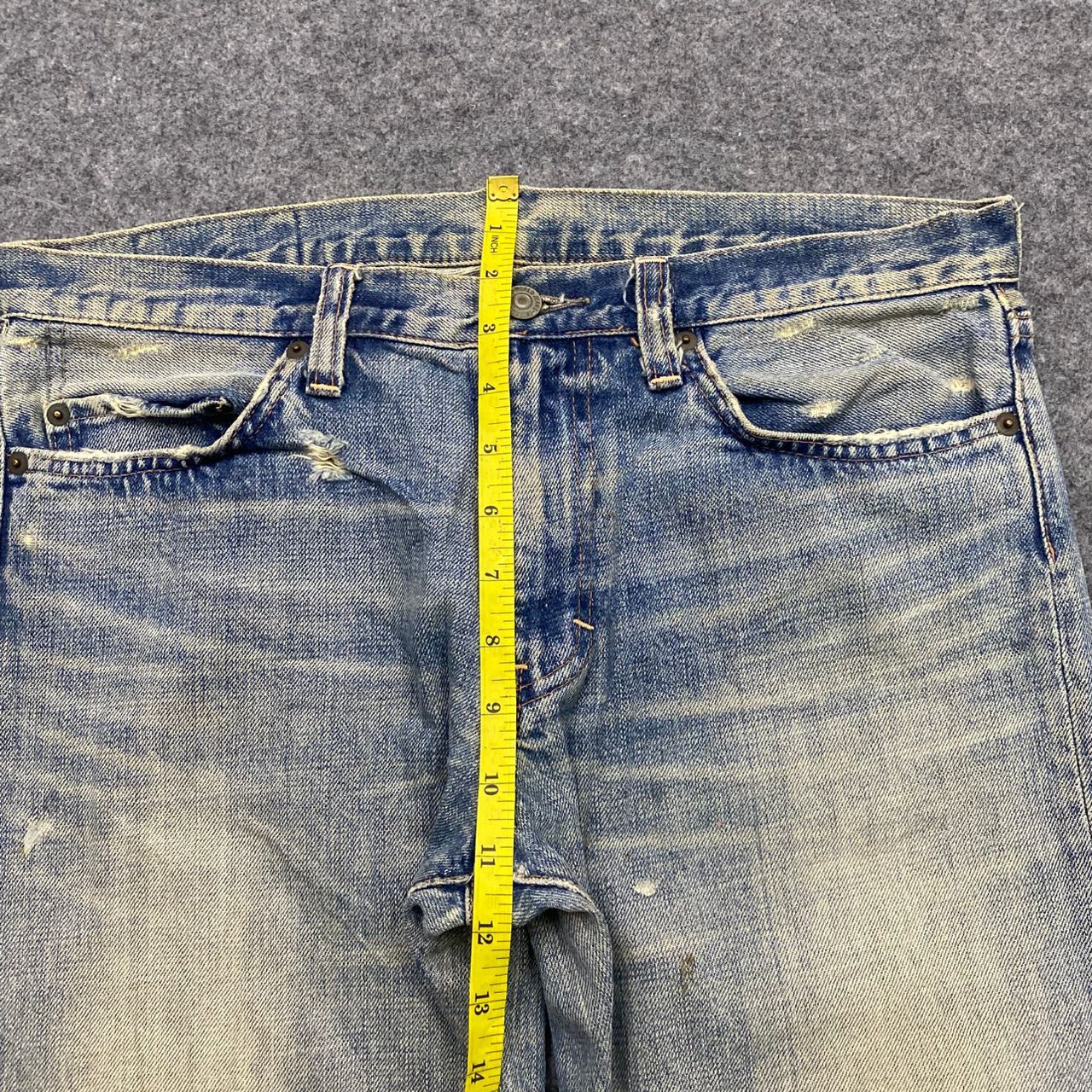 If Six Was Nine 💥Best Offer💥Vintage Rna Inc Distressed Denim Size US 34 / EU 50 - 13 Thumbnail