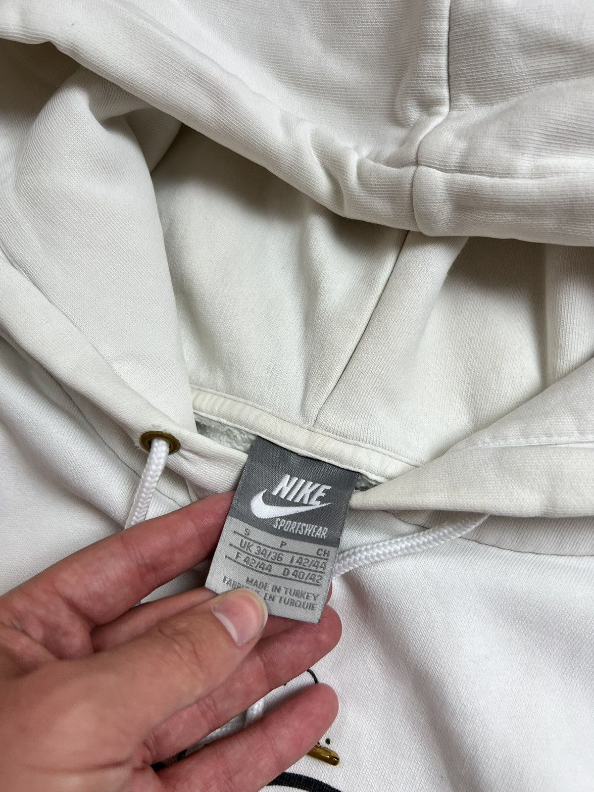 Nike 00s Nike Air Flight Vintage Y2K Oversized Retro Hoodie Size US S / EU 44-46 / 1 - 9 Thumbnail