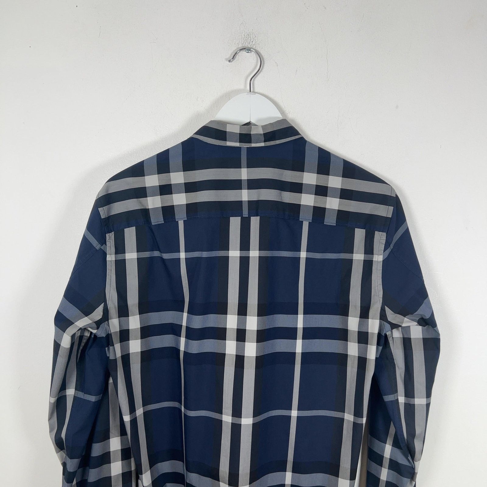 Burberry Burberry Blue Check Shirt Size US M / EU 48-50 / 2 - 5 Thumbnail