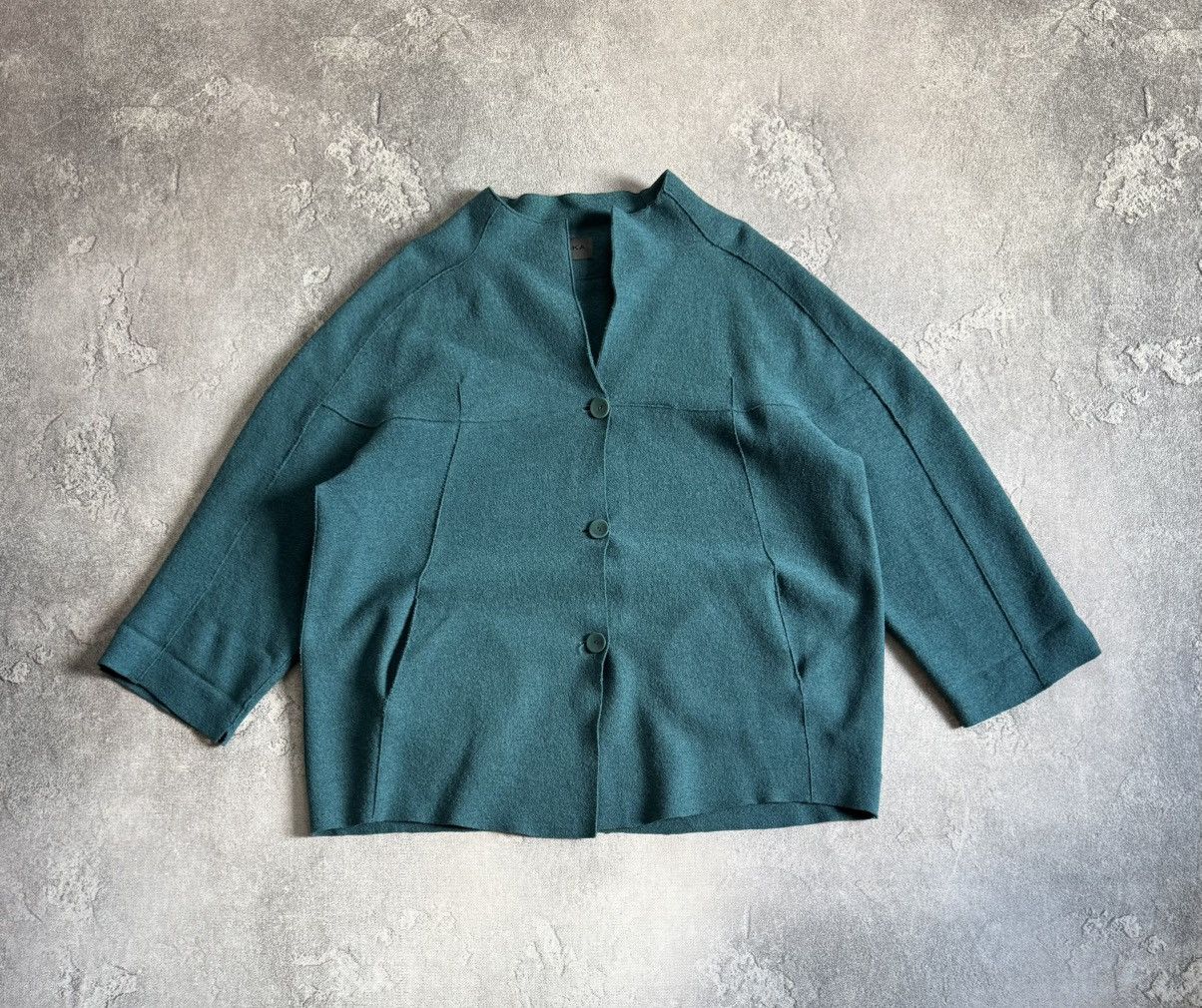 OSKA Oska 5size virgin wool relaxed jacket coat Avantgarde 🇩🇪 Size XXL / US 16-18 / IT 52-54 - 9 Thumbnail