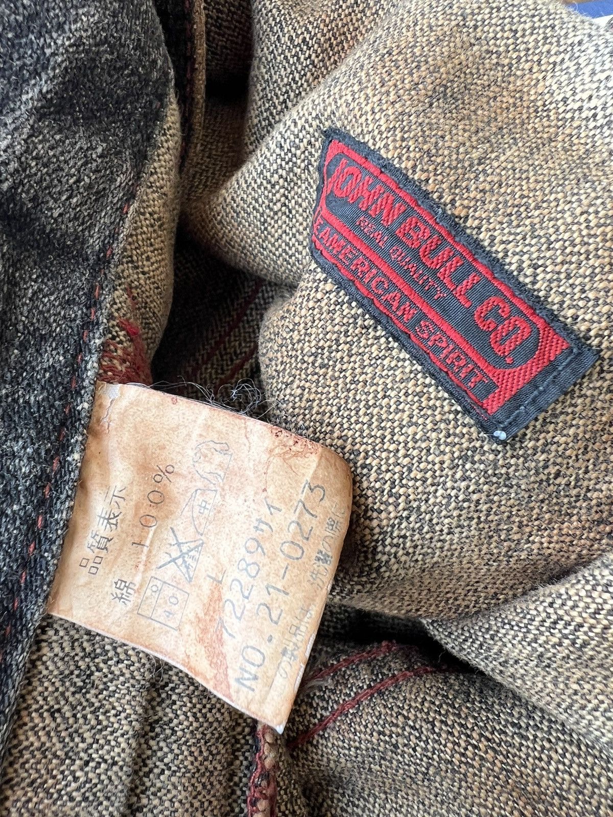 Johnbull Vintage 90s John Bull Japan Waxed Denim Jacket Size US M / EU 48-50 / 2 - 22 Thumbnail