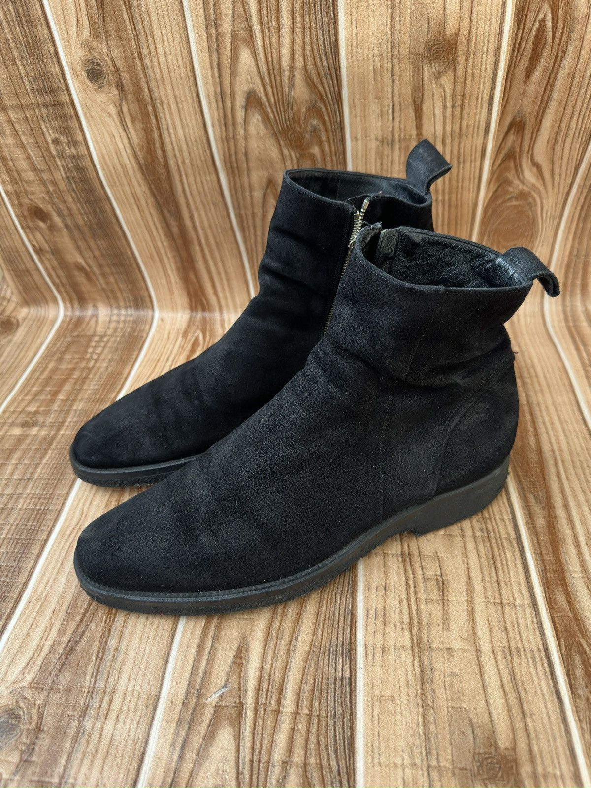 Dior × Kris Van Assche Dior Homme KVA 12AW Calf Skin Zip Boots Size US 9 / EU 42 - 8 Thumbnail