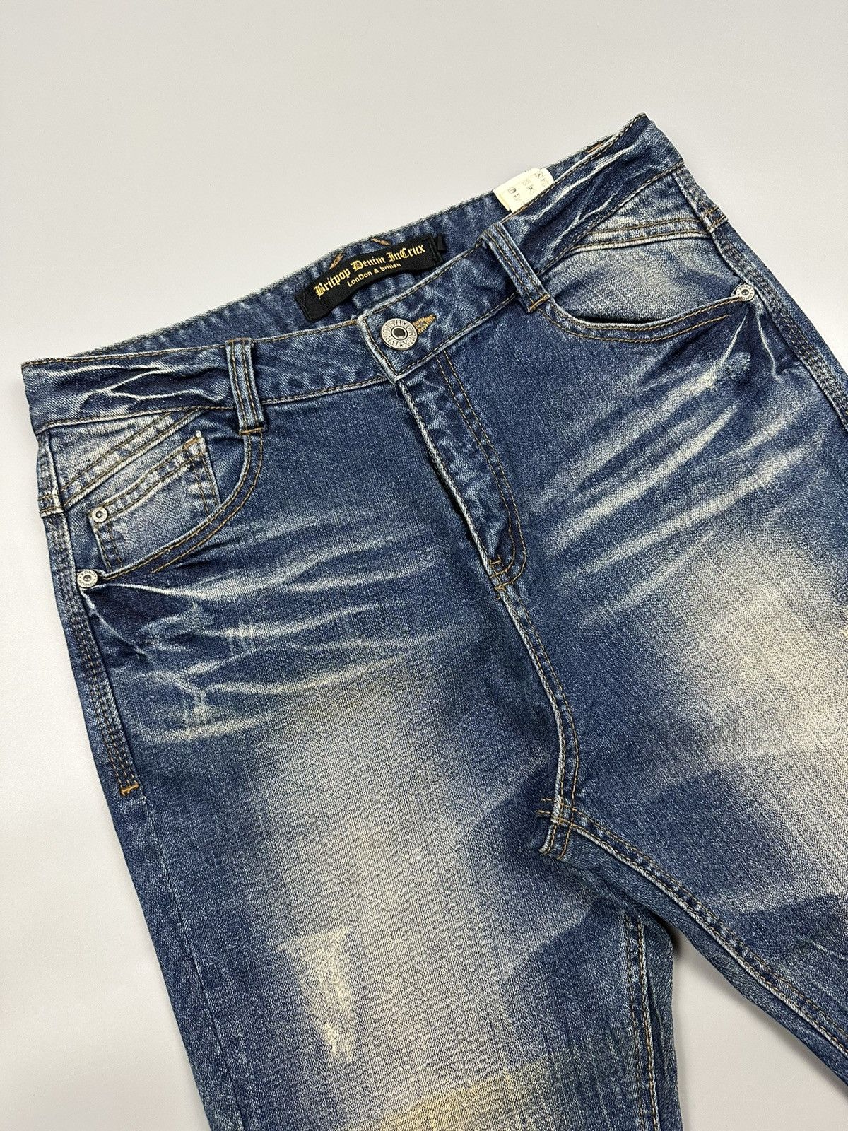 If Six Was Nine Britpop Crux London British Whiskered Denim Size US 32 / EU 48 - 5 Thumbnail