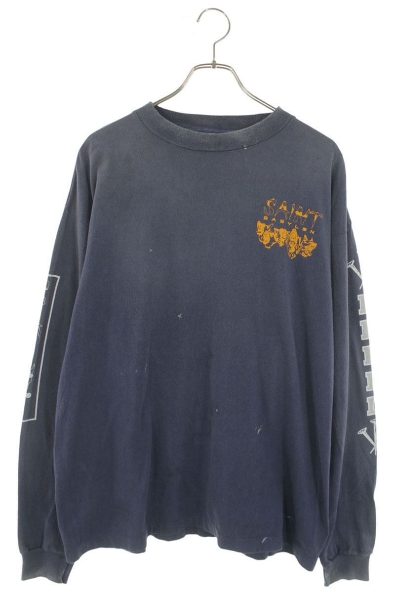 Saint Michael SAINT MICHAEL 25AW Vintage Effect BABYLON Logo Long Sleeve Size L Size US L / EU 52-54 / 3 - 1 Thumbnail