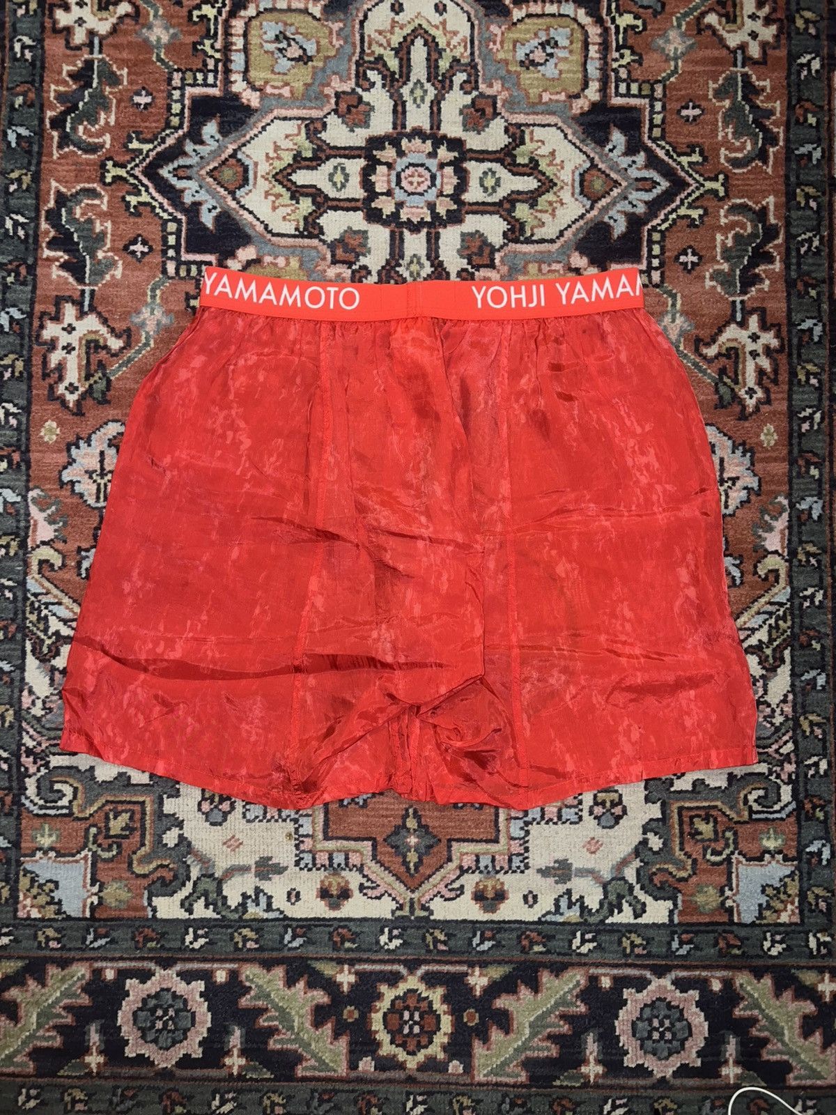Yohji Yamamoto Yohji Yamamoto Pour Homme AW09 Red Cobra Shorts Size US 32 / EU 48 - 3 Thumbnail
