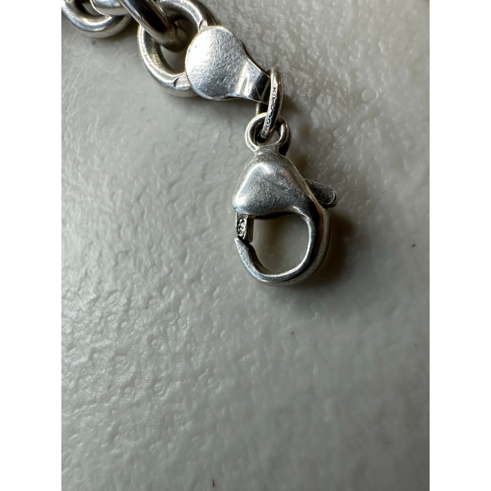 & Other Stories 925 Sterling Silver Rolo Belcher Link Chain Bracelet Heavy Size ONE SIZE - 3 Thumbnail